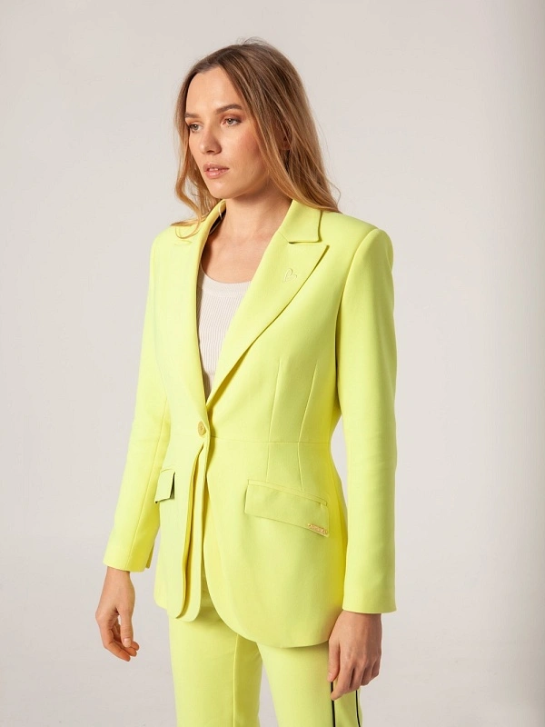 BLAZER VIVOS NEGROS AMARILLO MANGATA