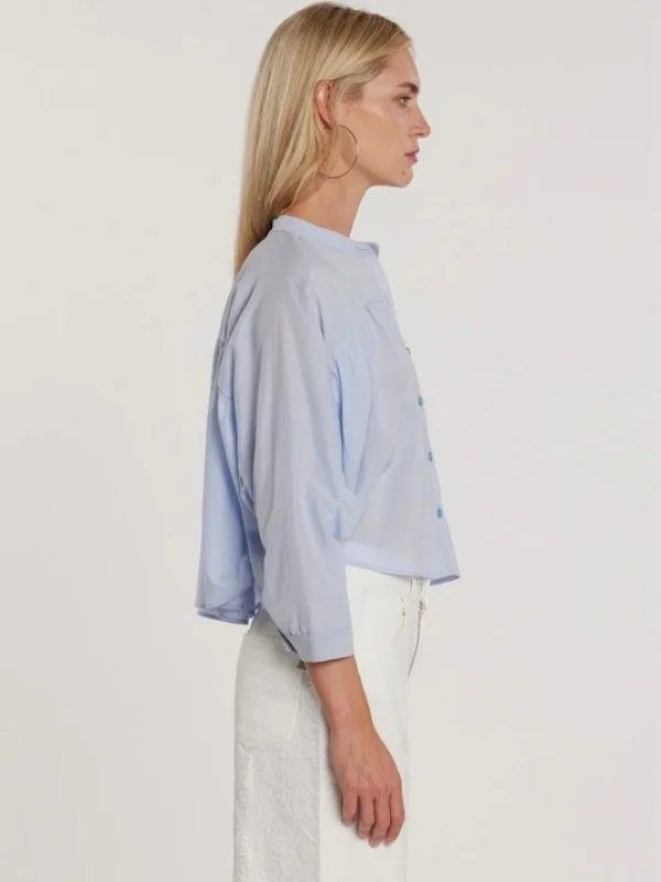 BLUSA ANCHA CORTA MANGAS MURCIELAGO
