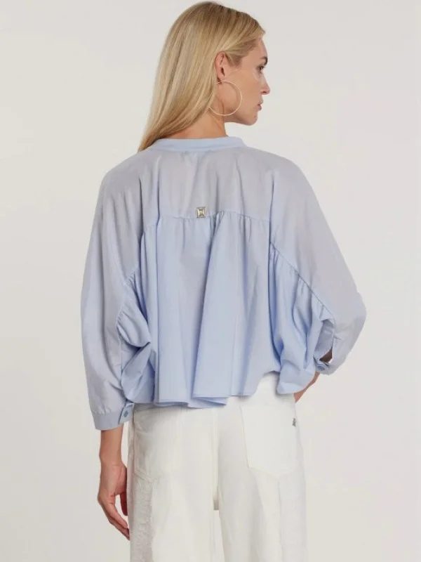BLUSA ANCHA CORTA MANGAS MURCIELAGO