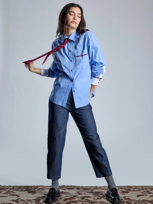 BLUSA CON CORBATA