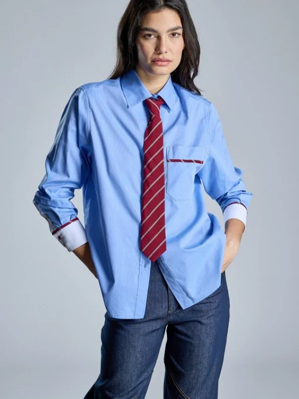 BLUSA CON CORBATA