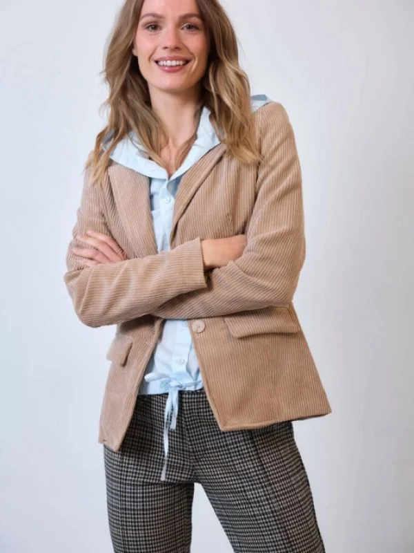 BLUSA POPLIN CON CAPUCHA