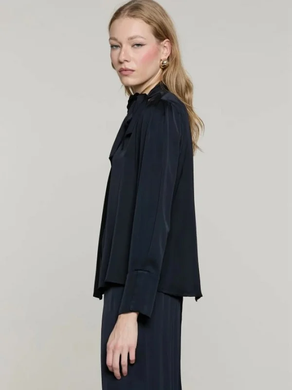 BLUSA SEDA LAZO