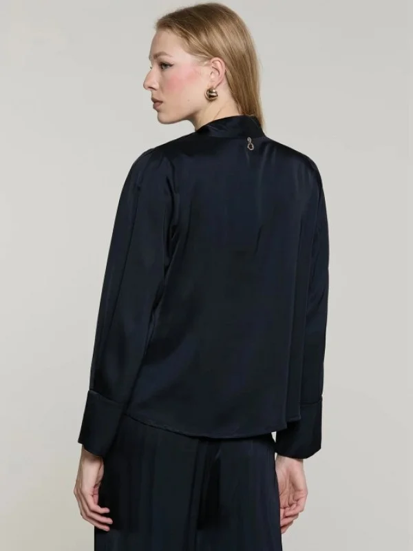 BLUSA SEDA LAZO