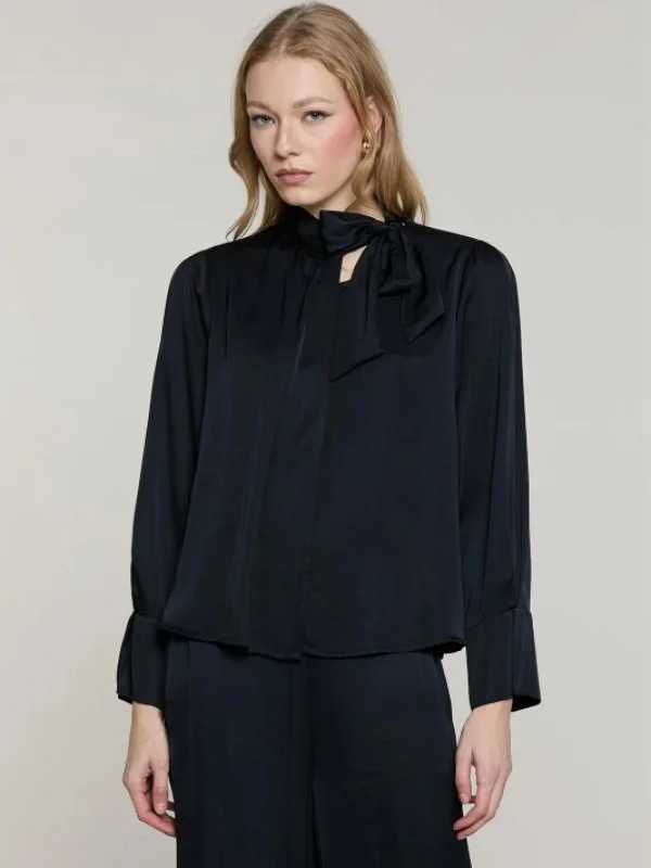 BLUSA SEDA LAZO