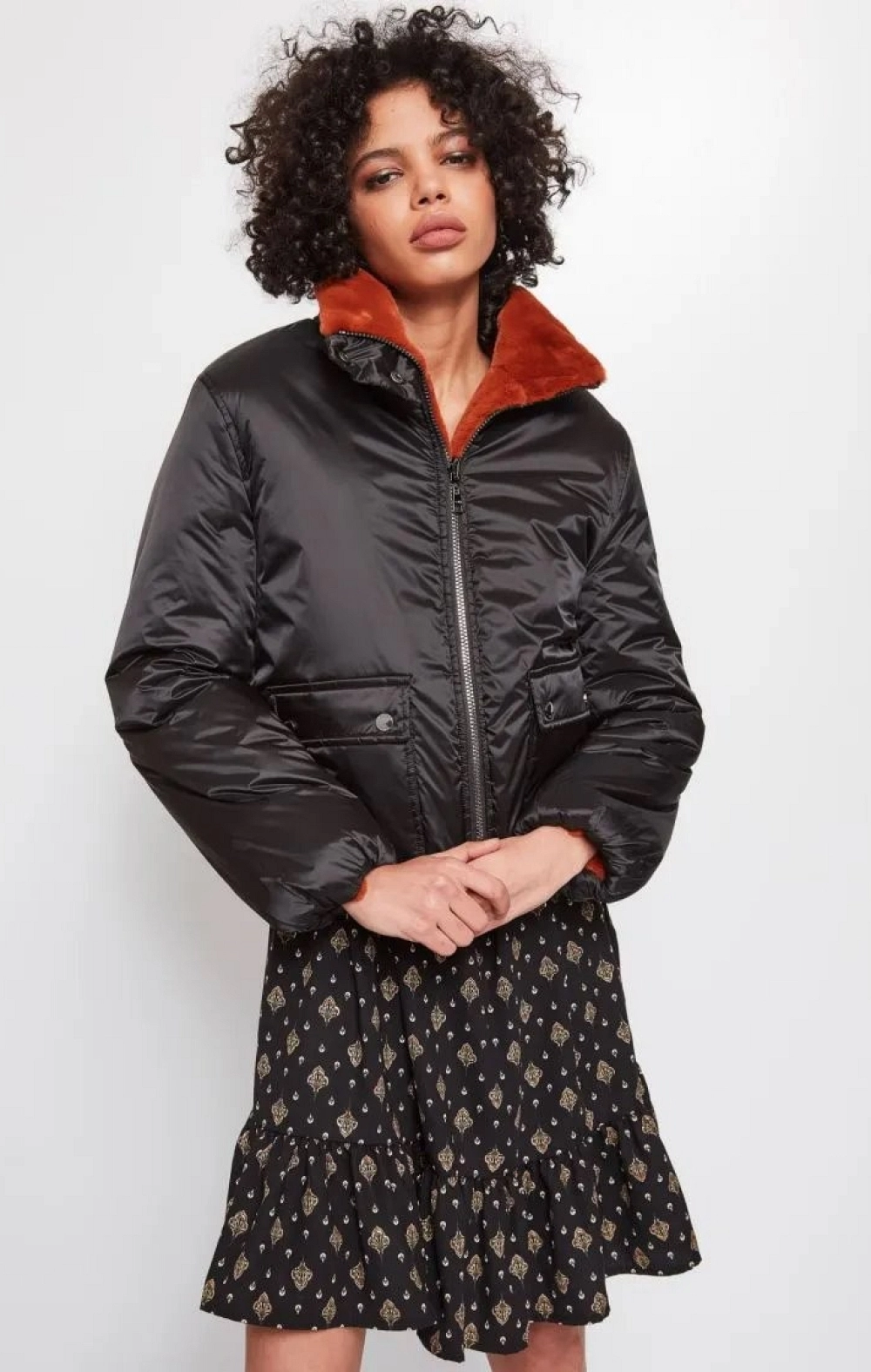 BOMBER REVERSIBLE CON PELO