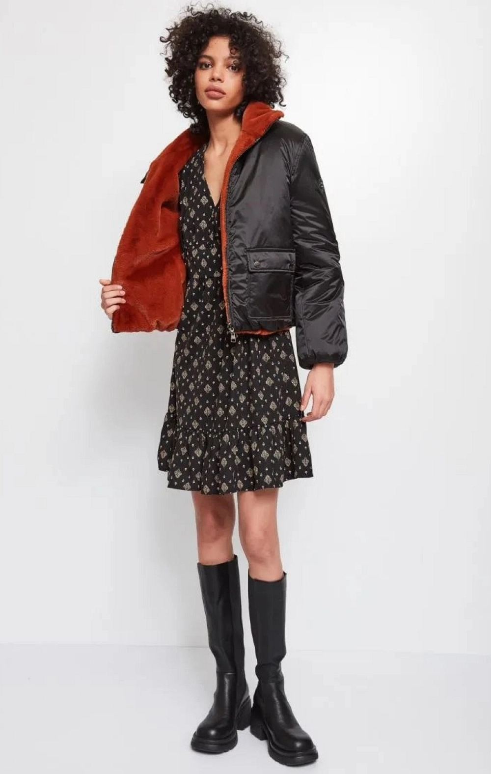 BOMBER REVERSIBLE CON PELO