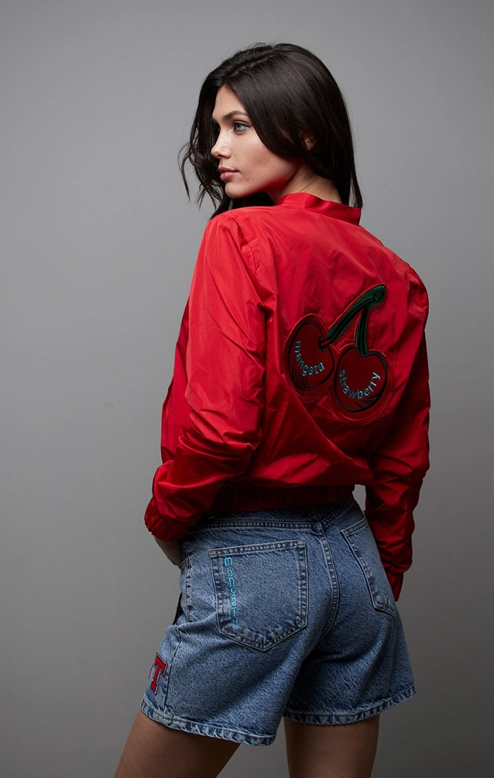 BOMBER TFT ROJA MANGATA
