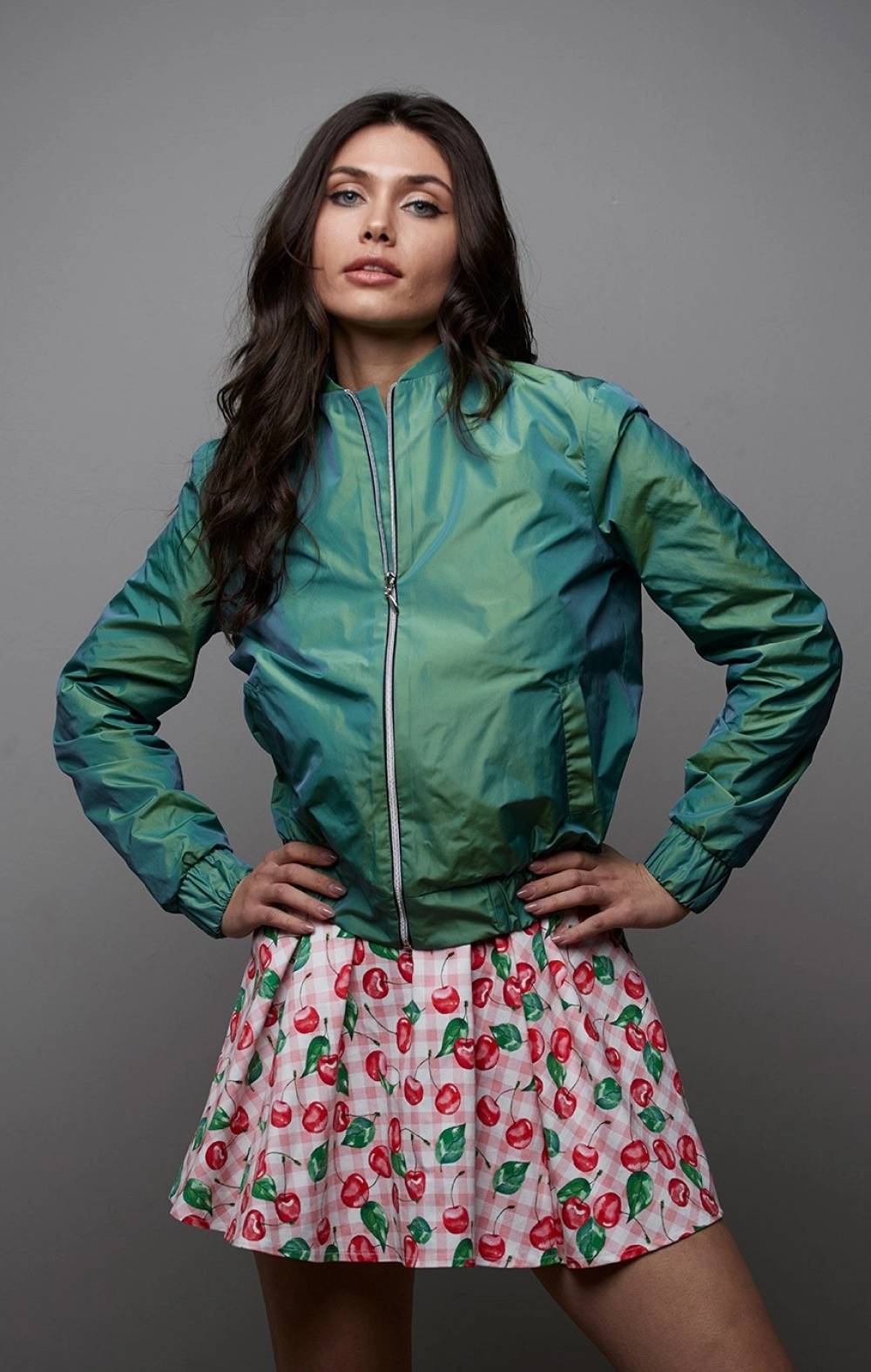BOMBER TFT VERDE MANGATA
