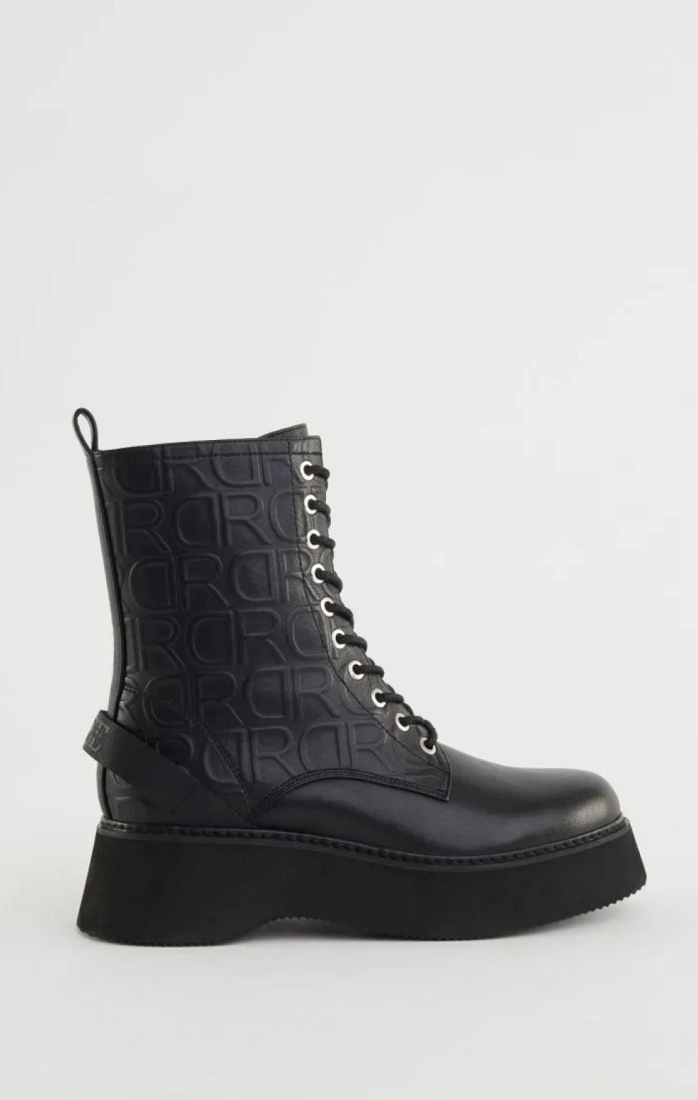 BOTA MILITAR NEGRA