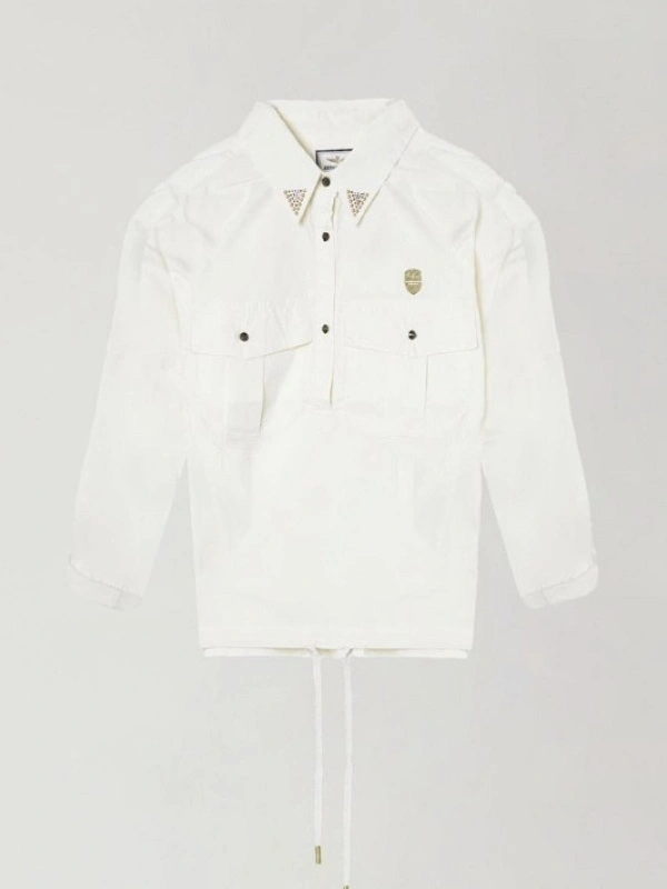 CAMISA BLANCA MANGA 3/4 AM