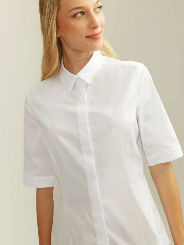 CAMISA BLANCA MANGA CORTA