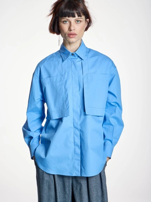 CAMISA OVER BOLSILLOS