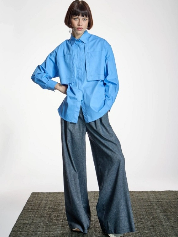 CAMISA OVER BOLSILLOS