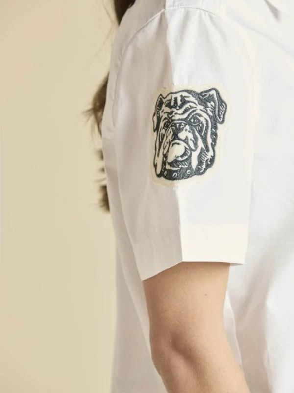 CAMISA PARCHES MANGA CORTA