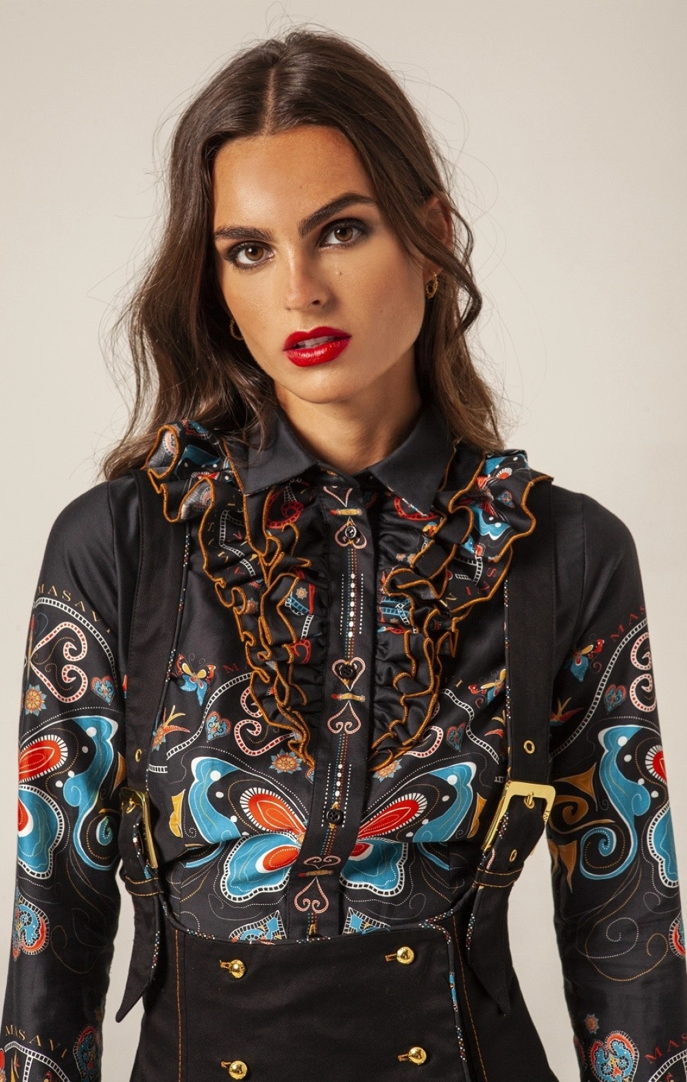 CAMISA VOLANTES PICHI MARIPOSA MASAVI