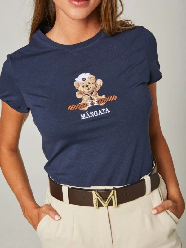 CAMISETA BÁSICA MARINO OSO MARINERO MANGATA