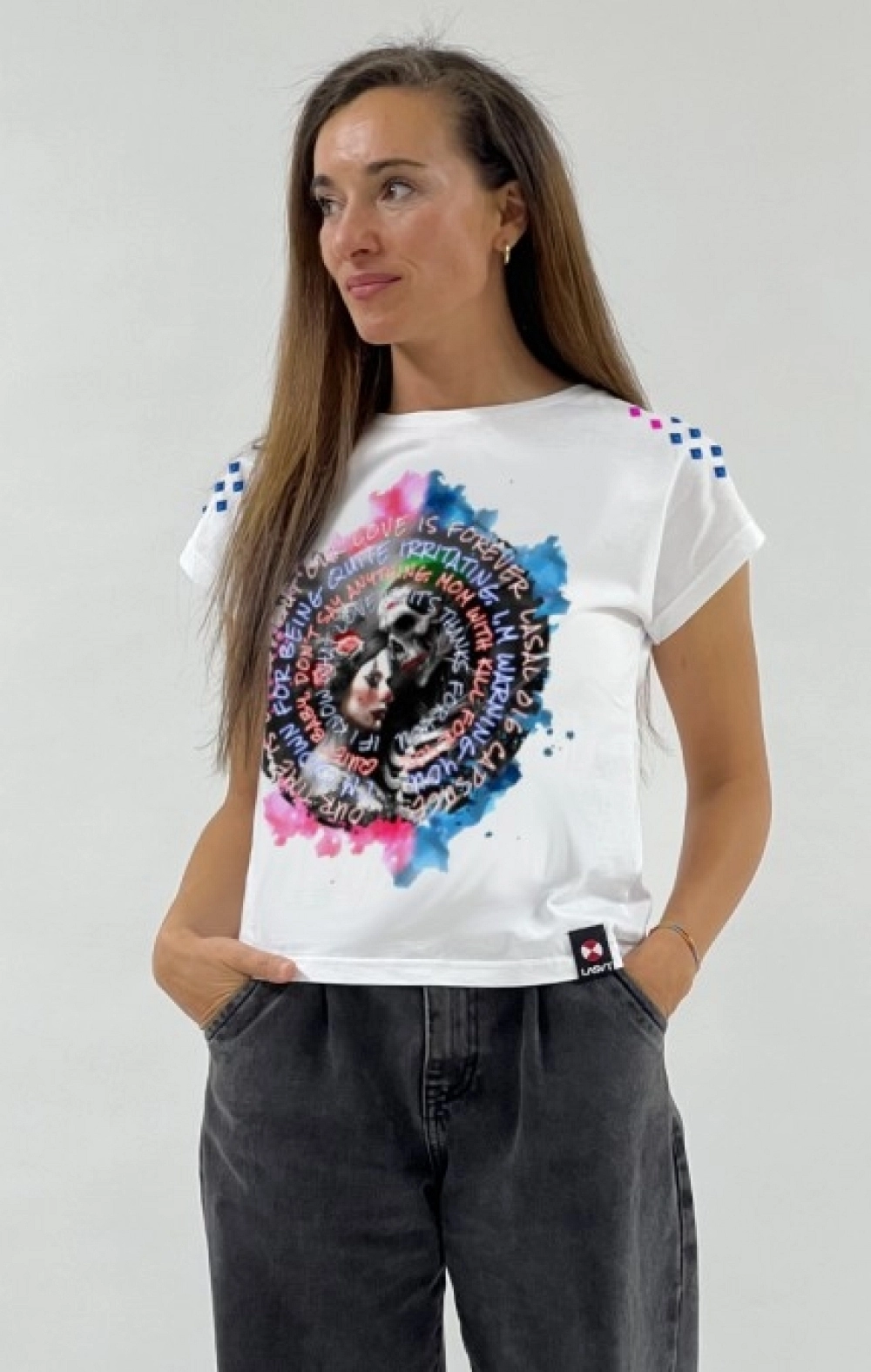 CAMISETA DE MUJER 016 BLANCA LASAL