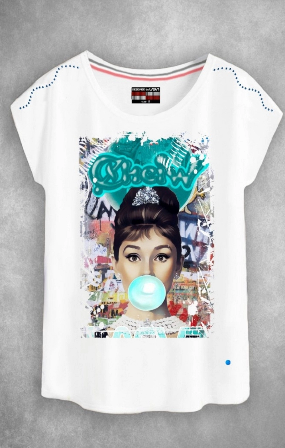 CAMISETA DE MUJER ADRE BLANCO LASAL