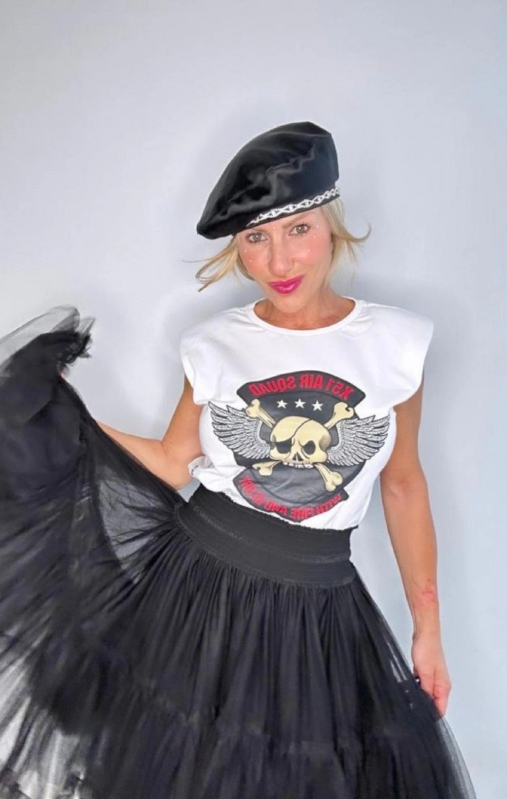 CAMISETA DE MUJER GLORY BLANCA LASAL