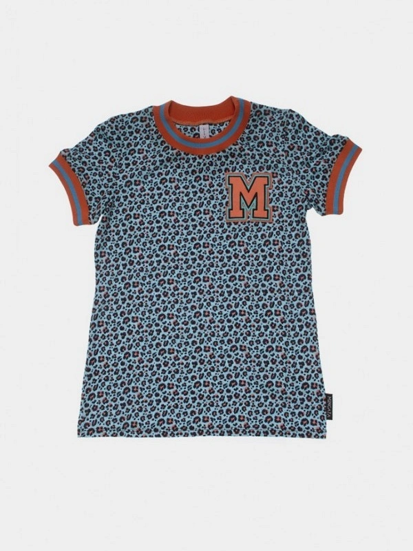 CAMISETA M/C CONTRAST PRINT LEOPARDO MANGATA