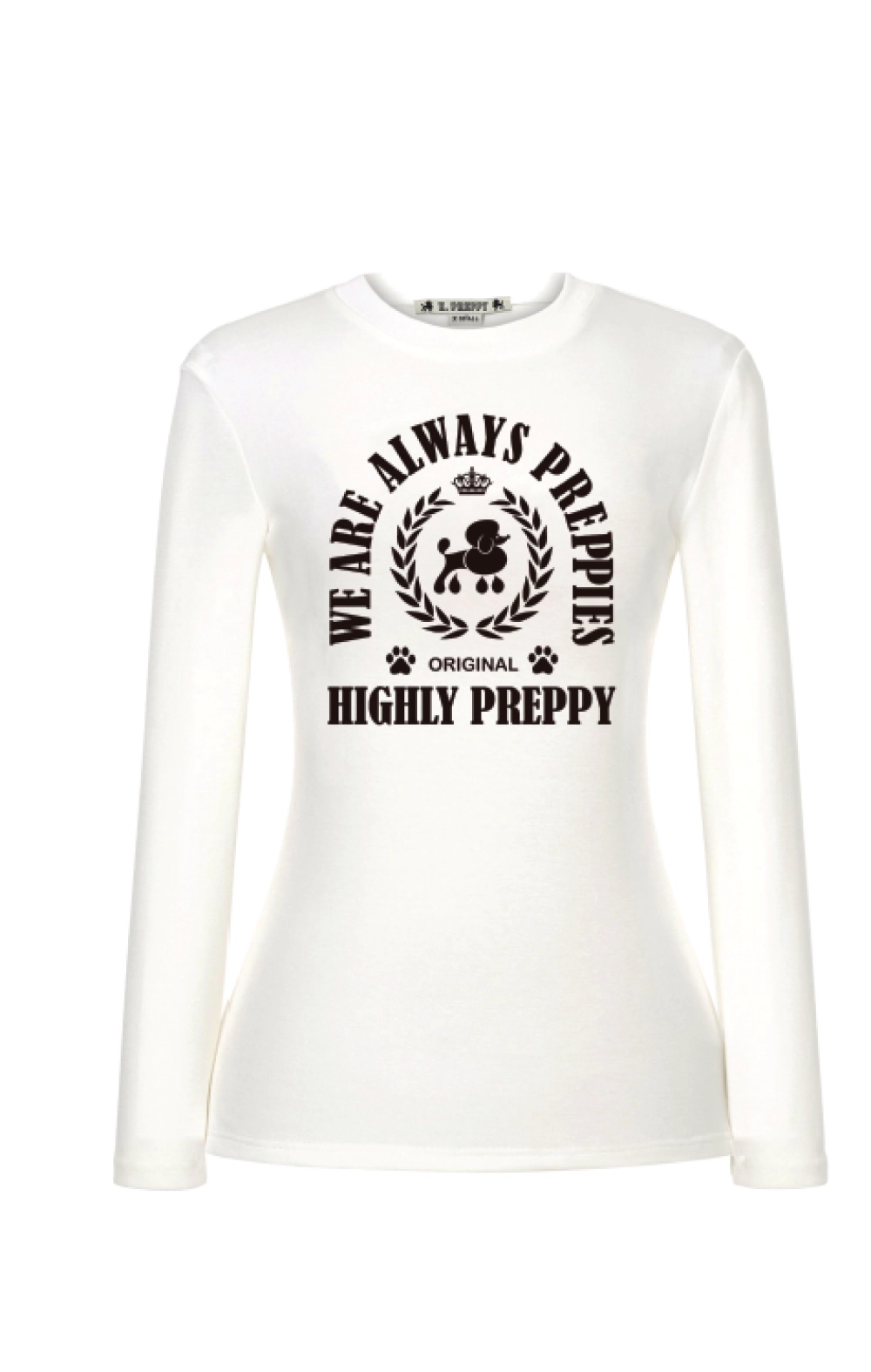 CAMISETA OVER  BLANCA H.PREPPY