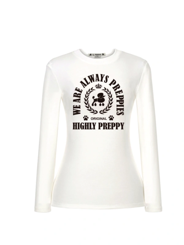 CAMISETA OVER  BLANCA H.PREPPY