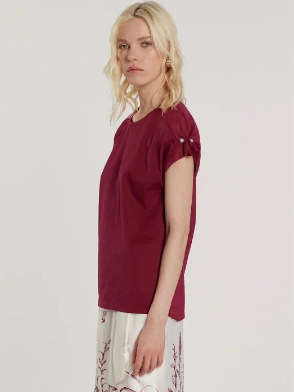 CAMISETA PERLAS MANGAS