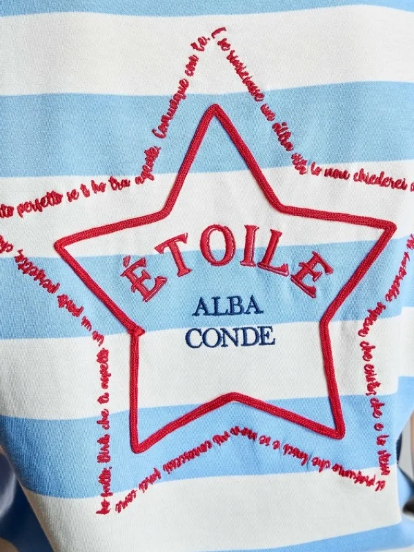 CAMISETA RAYAS Y ESTRELLA EN LA ESPALDA