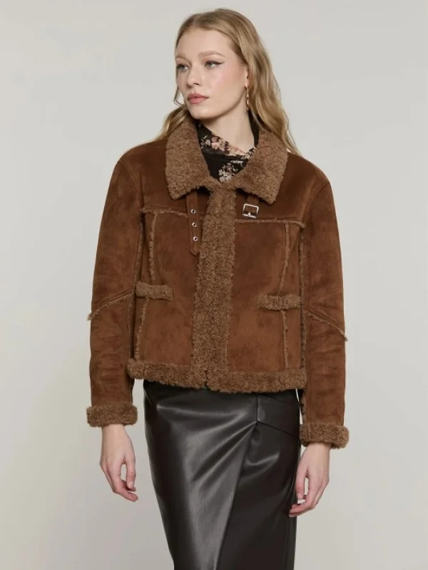 CAZADORA BORREGUITO CAMEL