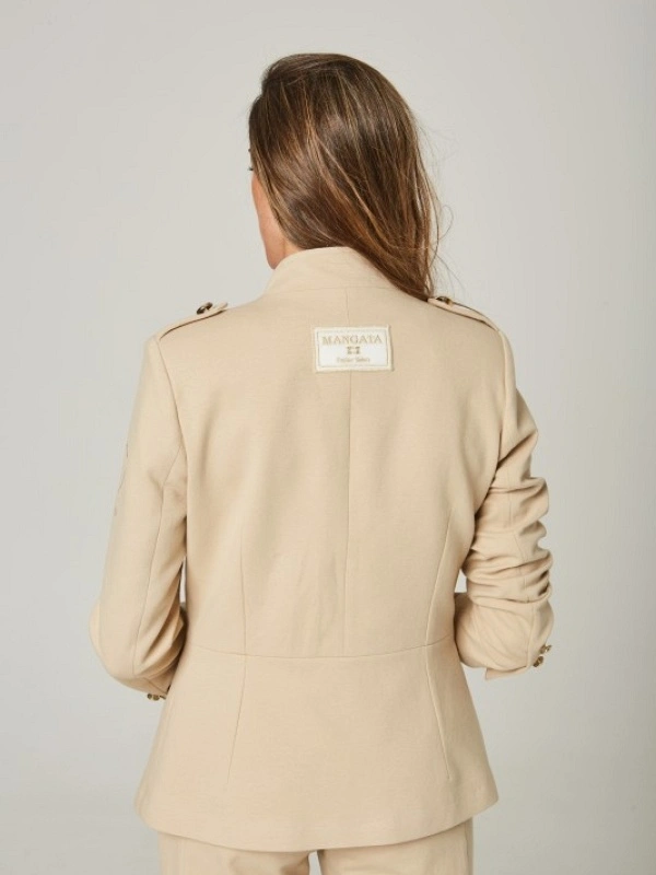 CHAQUETA CRUCERO MANGATA BEIGE