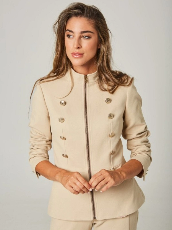 CHAQUETA CRUCERO MANGATA BEIGE