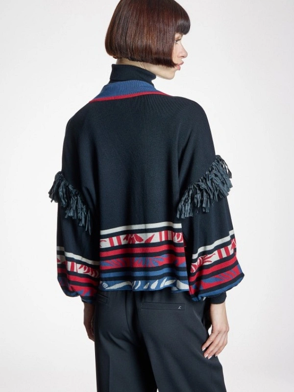 CHAQUETA PUNTO FLECOS