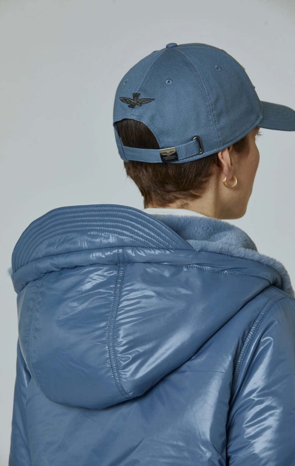CHAQUETA REVERSIBLE PELO AZUL AERONAUTICA MILITARE