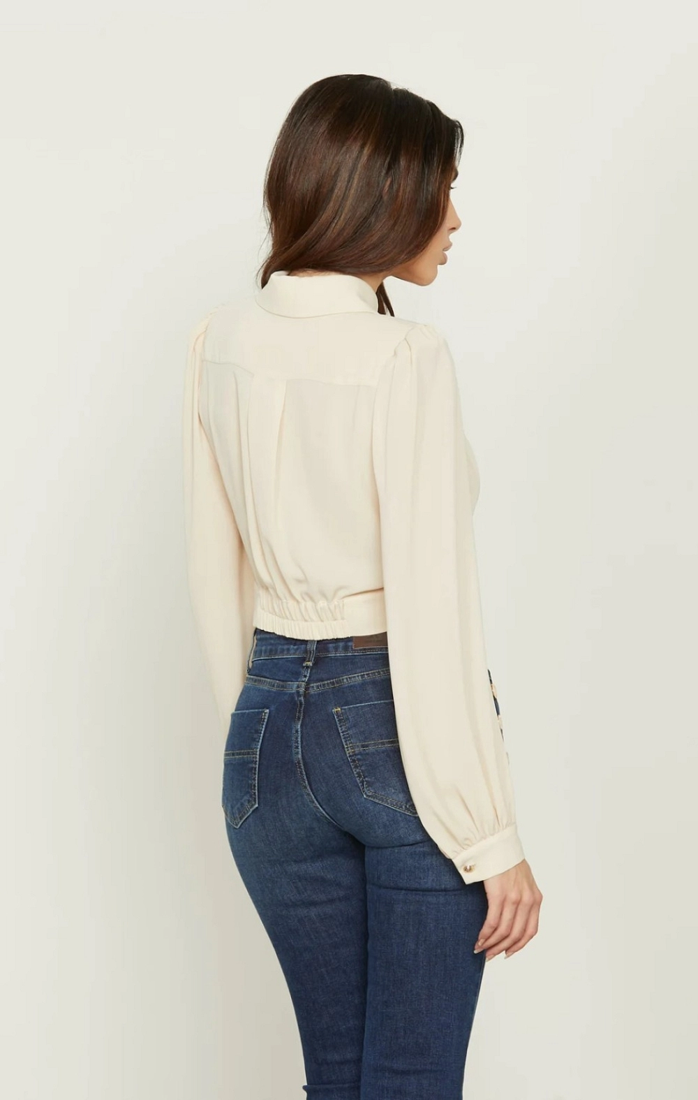 CYRENE CAMISA CORTA VERDE SEDA