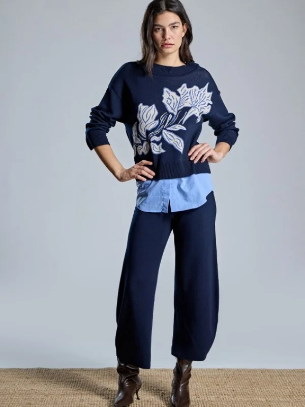 JERSEY CON CAMISA Y FLORES