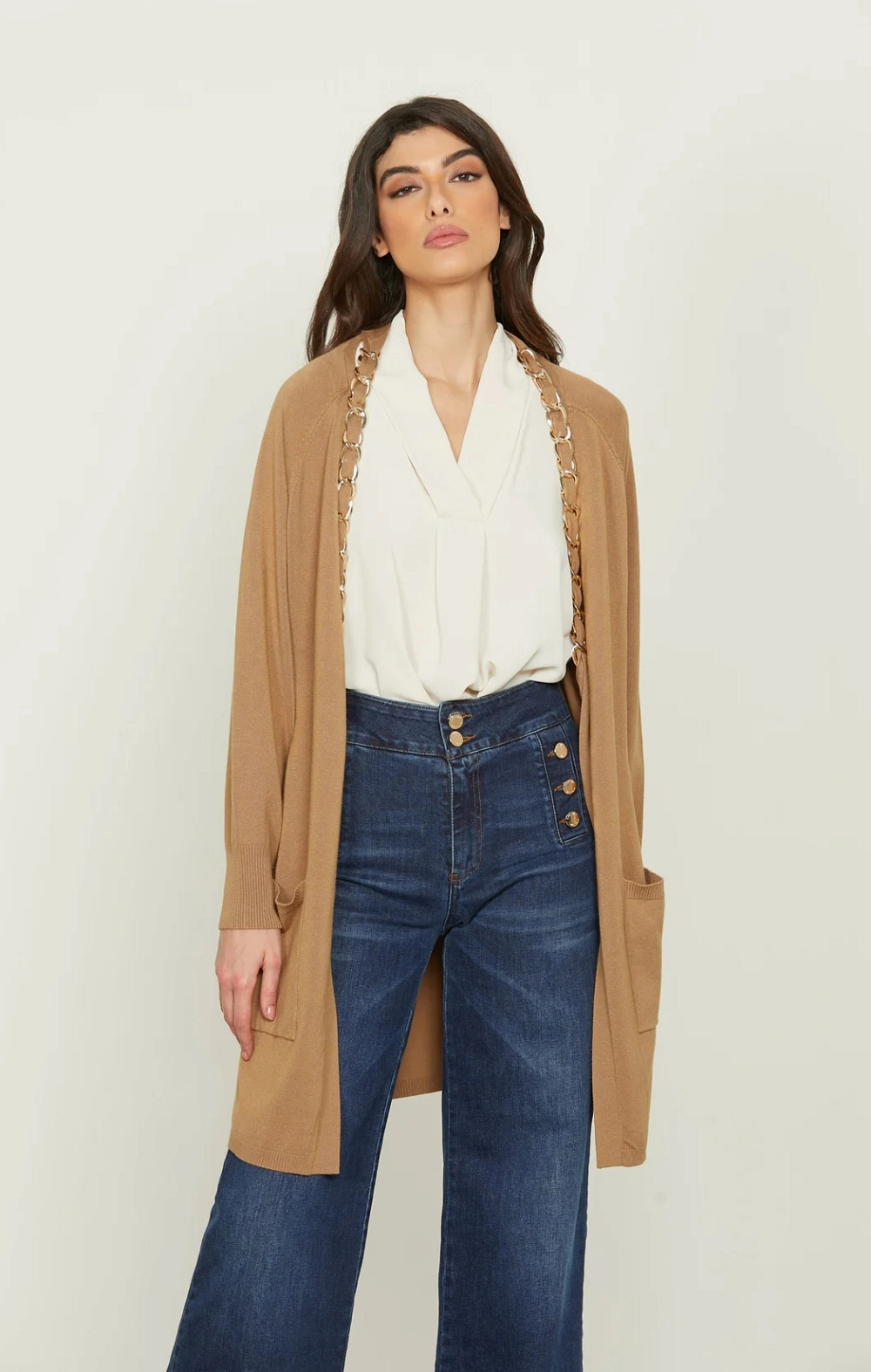 MINERVA CHAQUETA PUNTO CAMEL