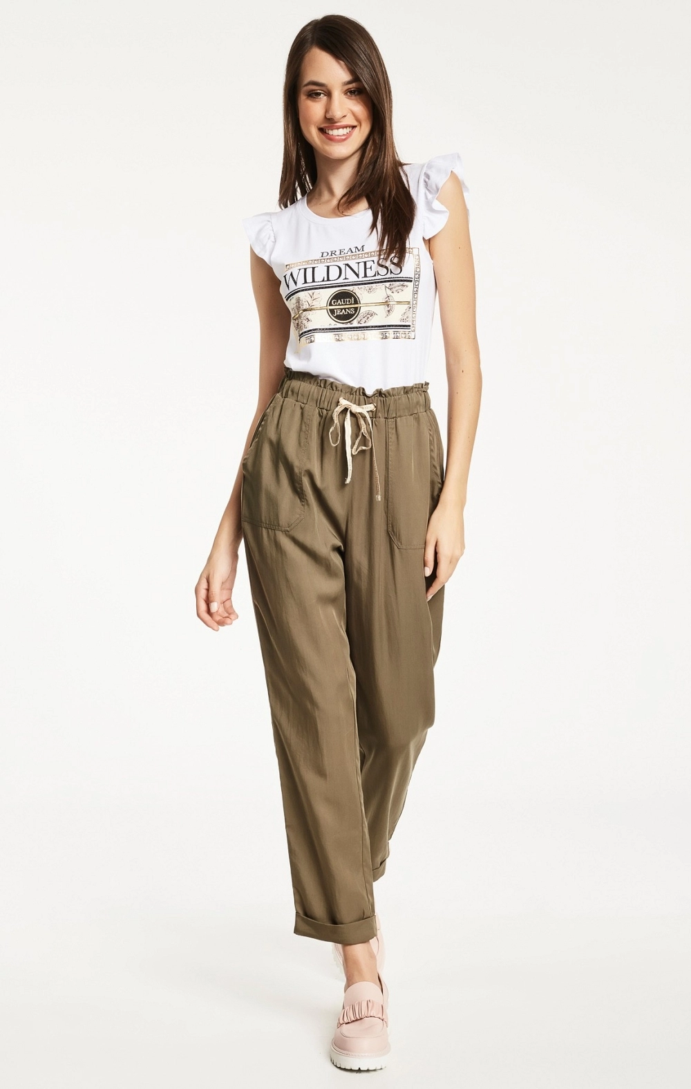 PANTALÓN ANCHO CON CORDÓN