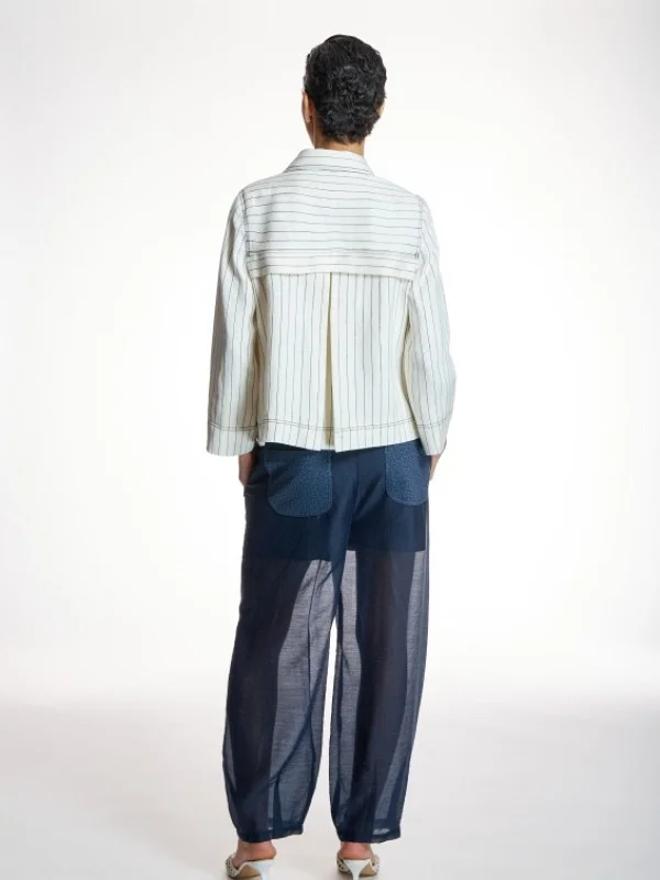 PANTALON BOMBACHO TRANSPARENTE