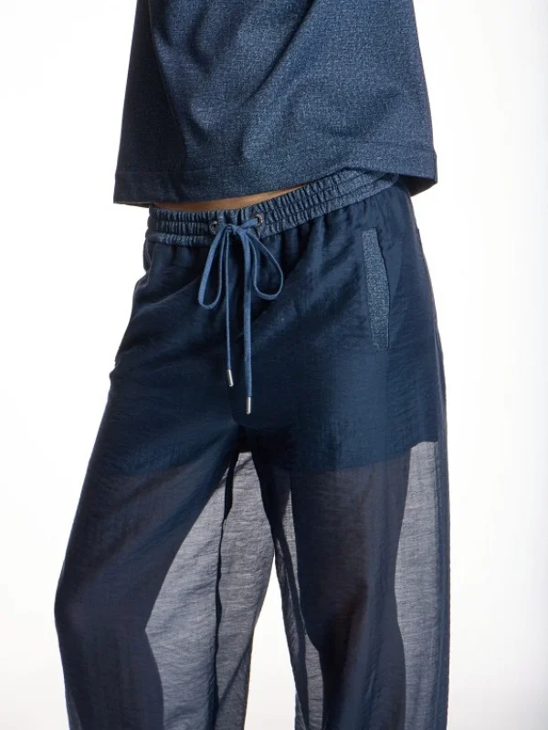 PANTALON BOMBACHO TRANSPARENTE