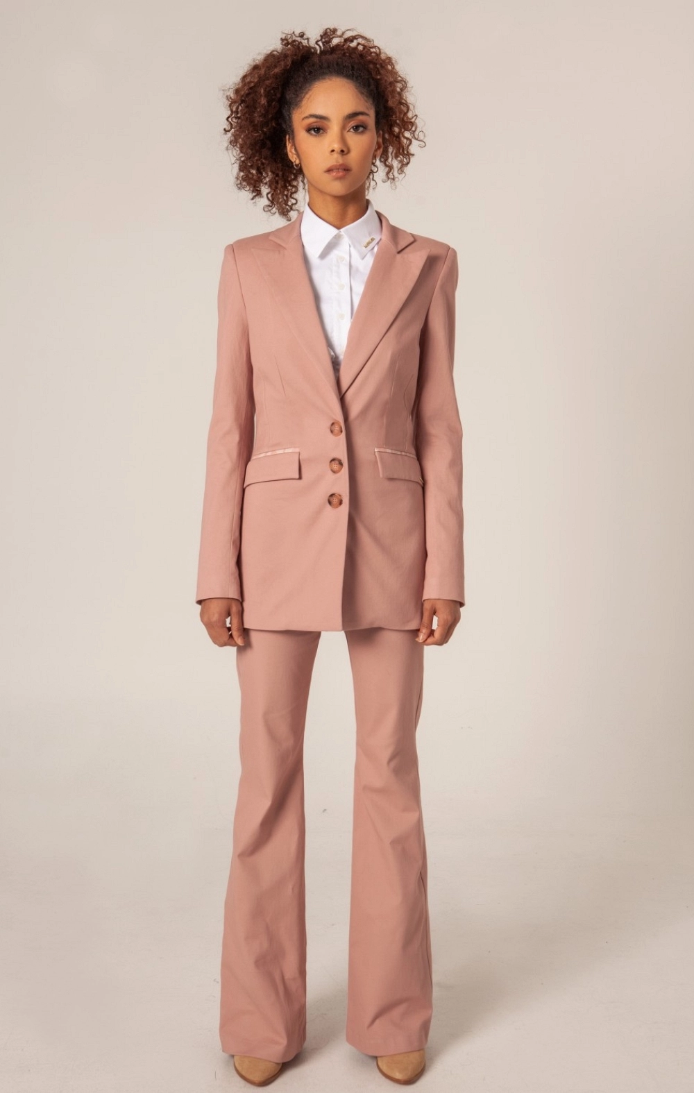 PANTALON CAMPANA ROSA