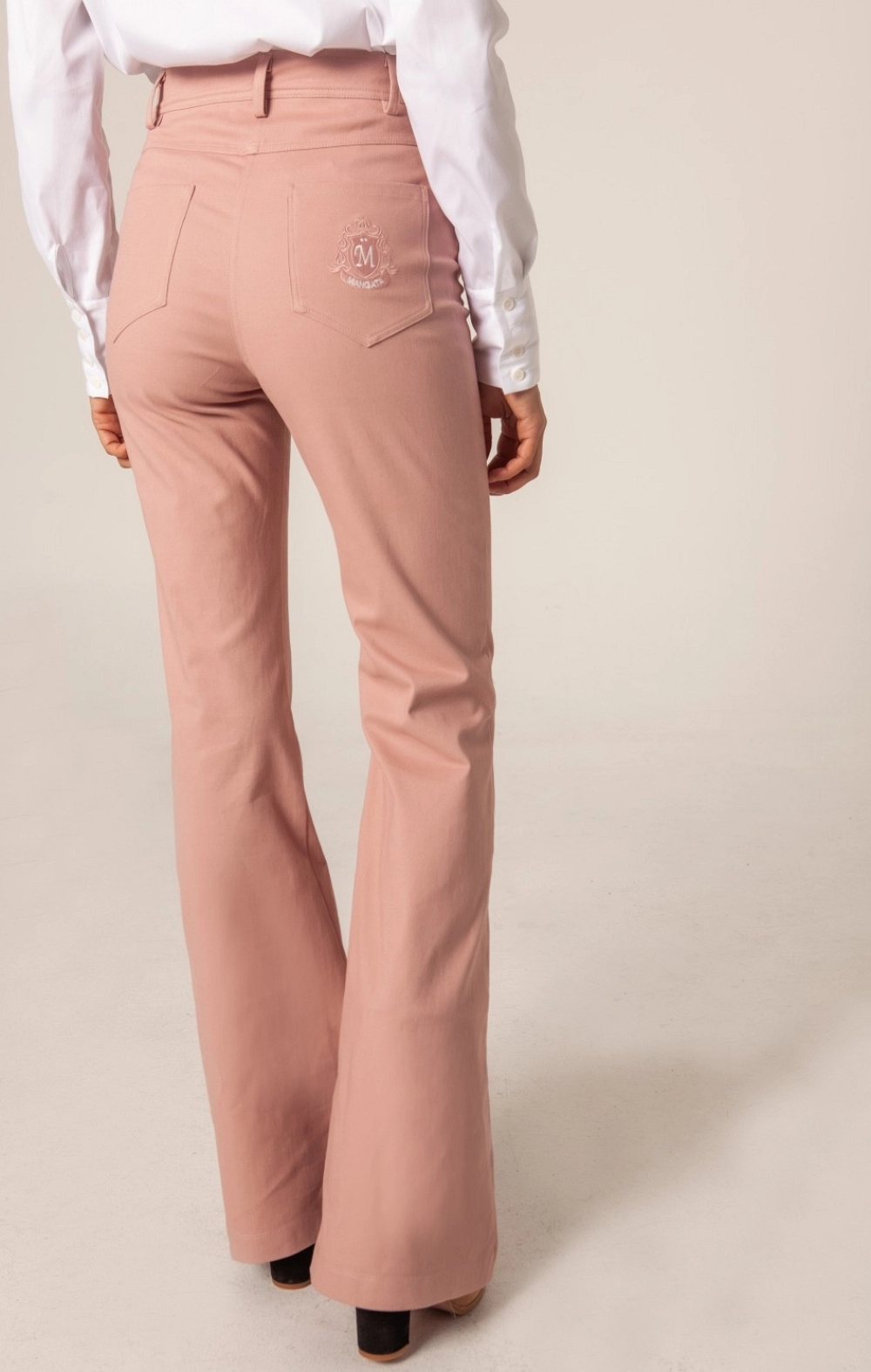 PANTALON CAMPANA ROSA