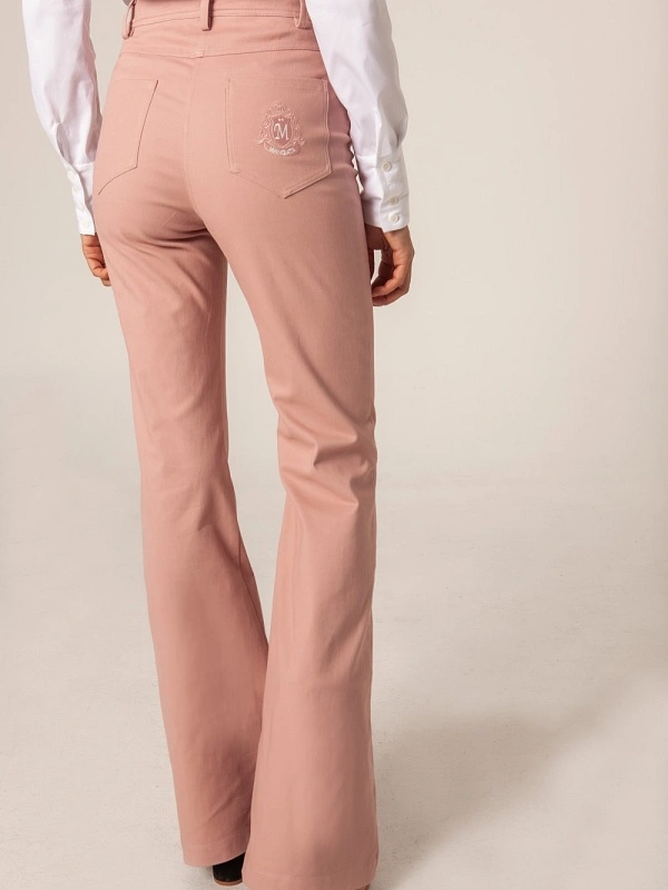 PANTALON CAMPANA ROSA