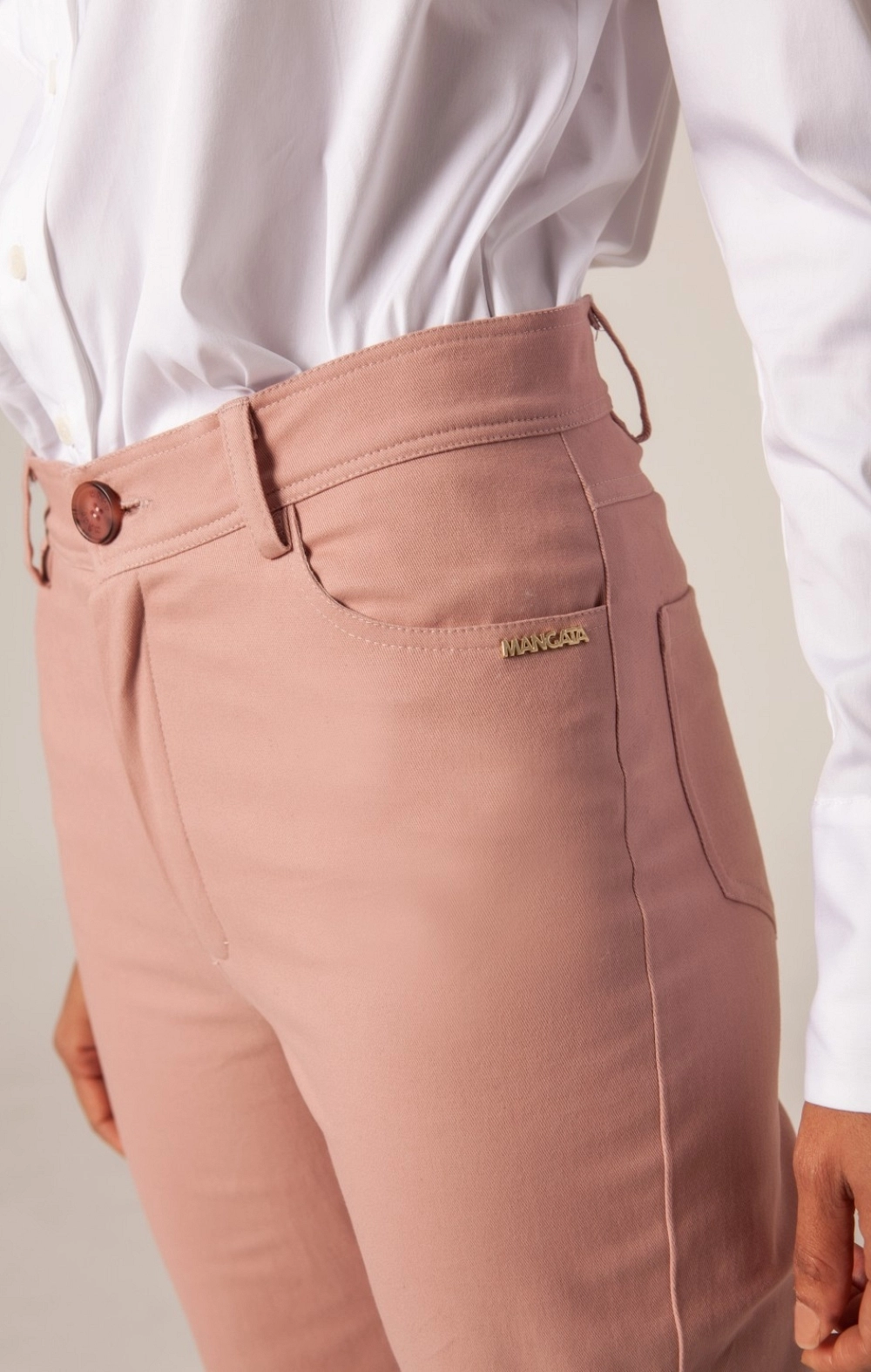 PANTALON CAMPANA ROSA