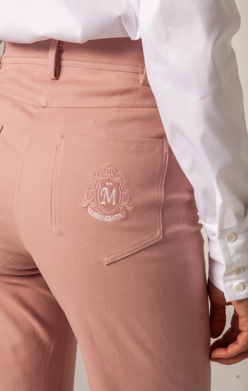 PANTALON CAMPANA ROSA