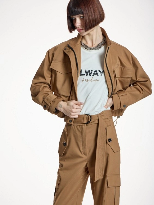 PANTALON CARGO ANCHO CINTURON