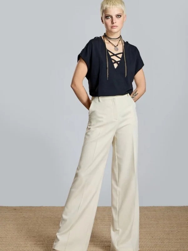 PANTALON CREP GOMA