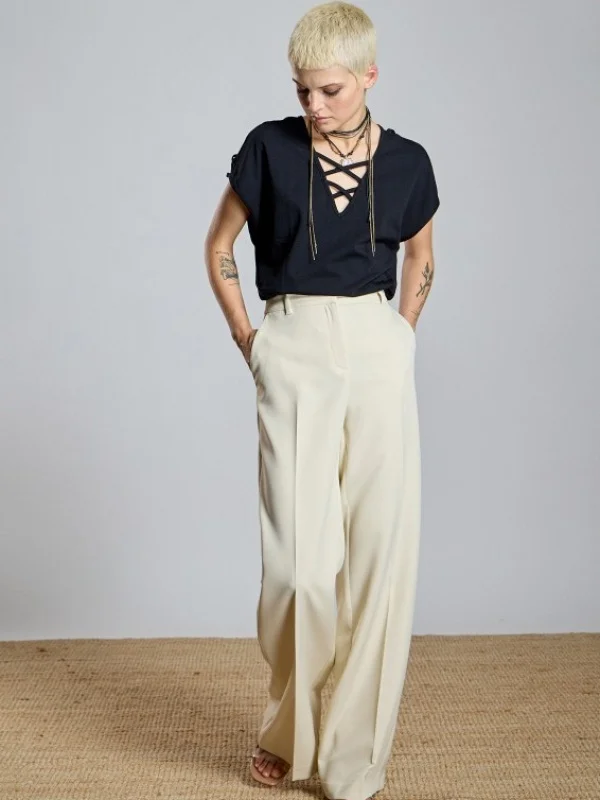 PANTALON CREP GOMA