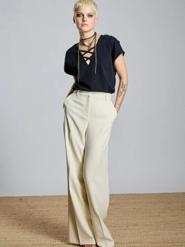 PANTALON CREP GOMA