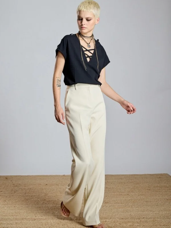 PANTALON CREP GOMA
